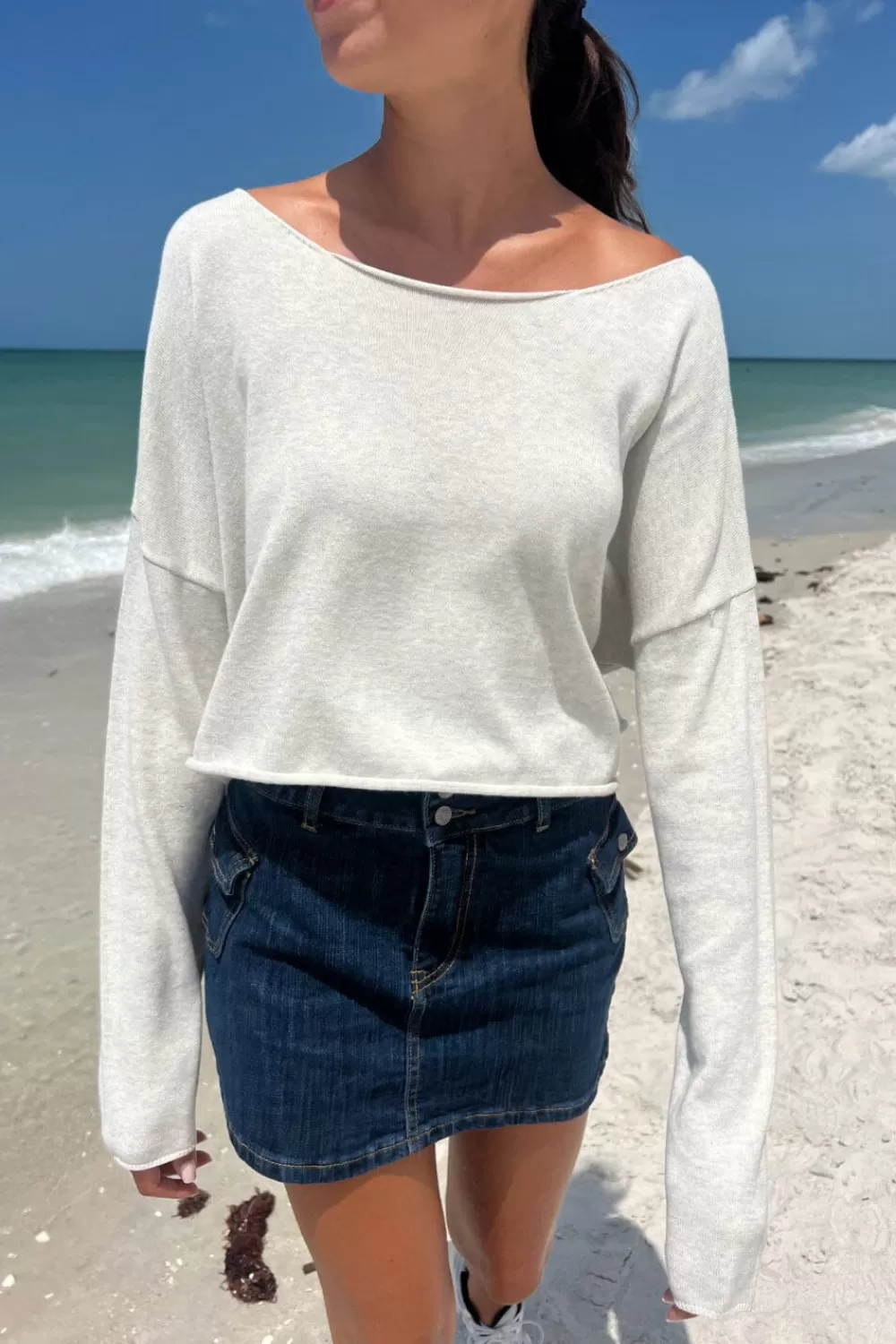 Brandy Melville Cameron Cropped Sweater