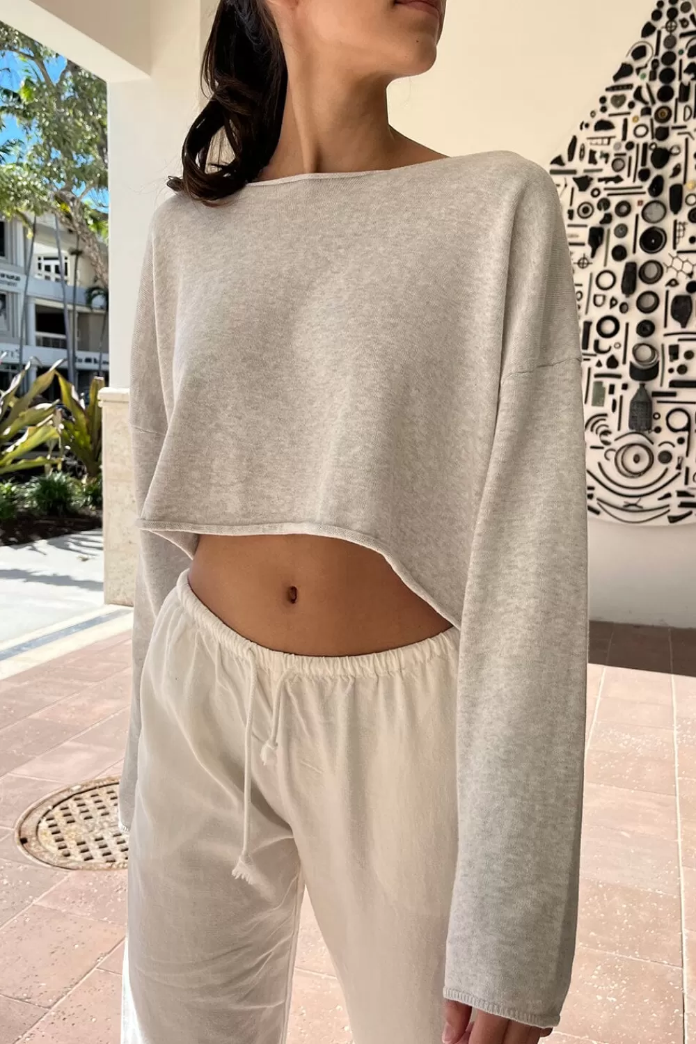 Brandy Melville Cameron Cropped Sweater