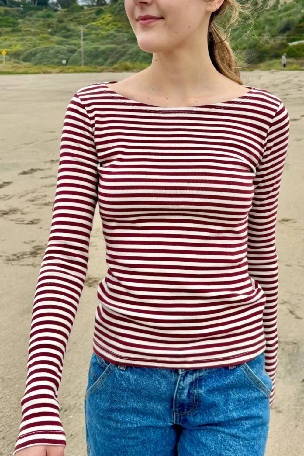 Brandy Melville Catalina Stripe Top