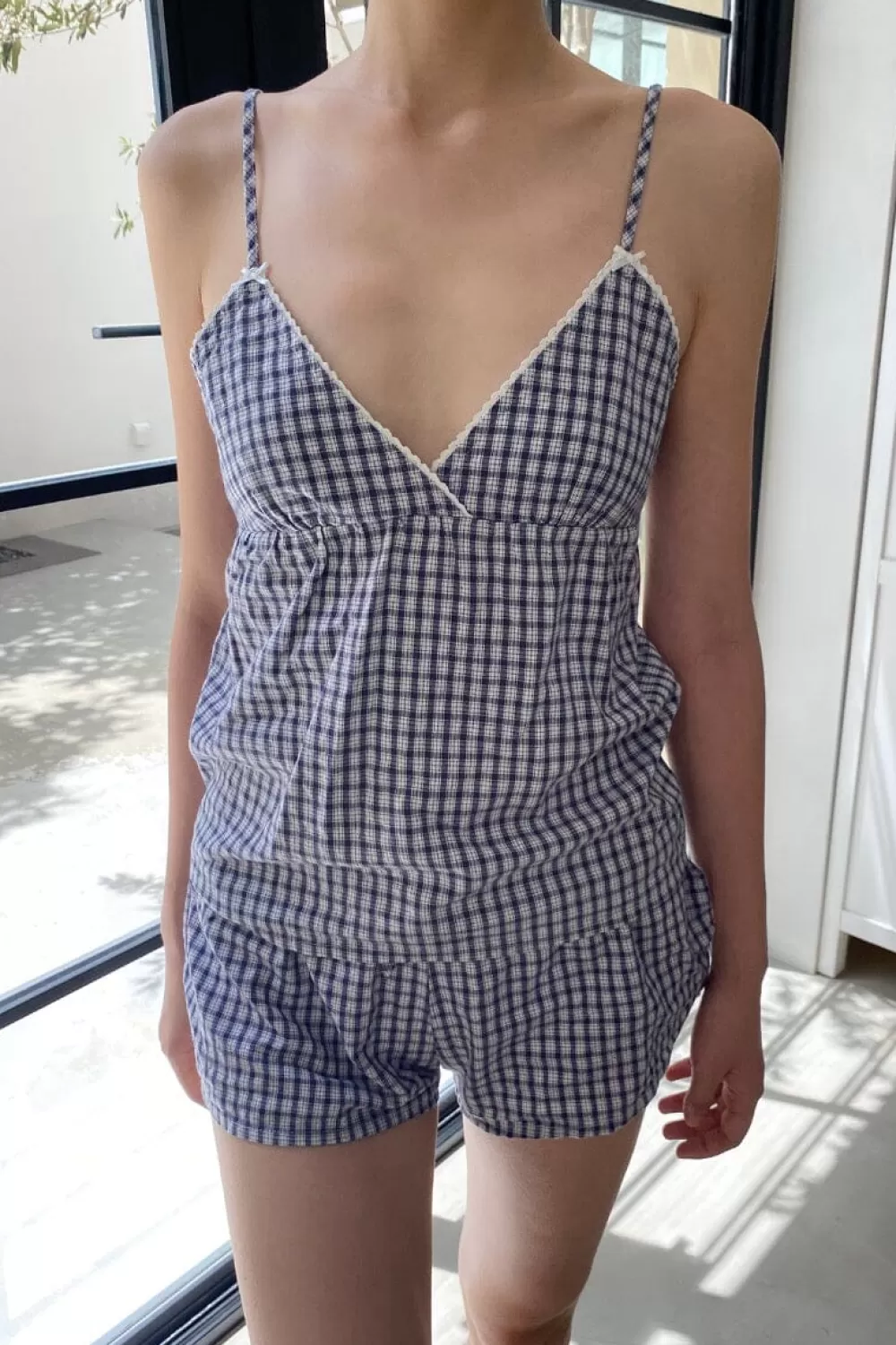 Brandy Melville Edith Plaid Tank