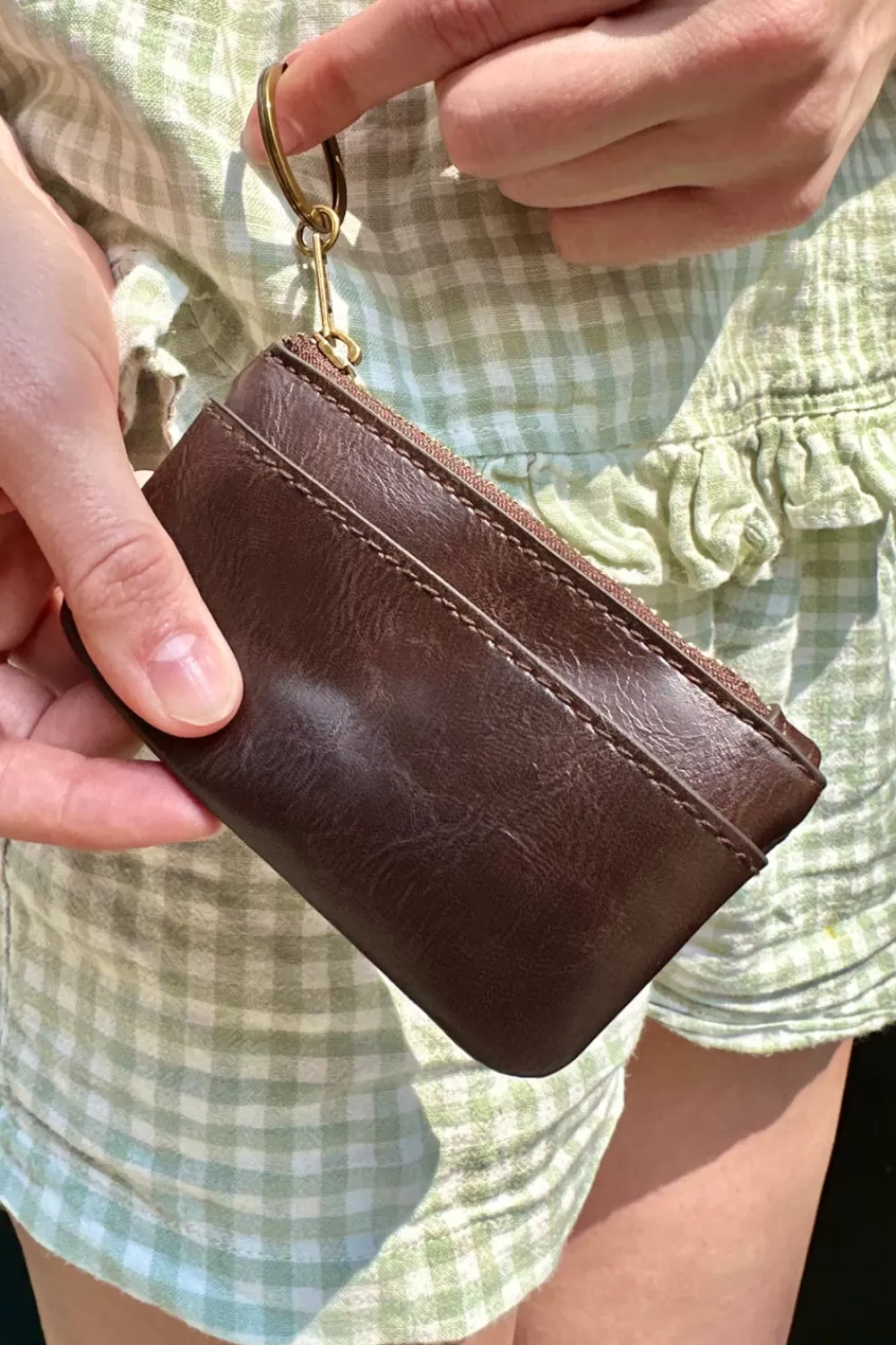 Brandy Melville Faux Leather Coin Purse