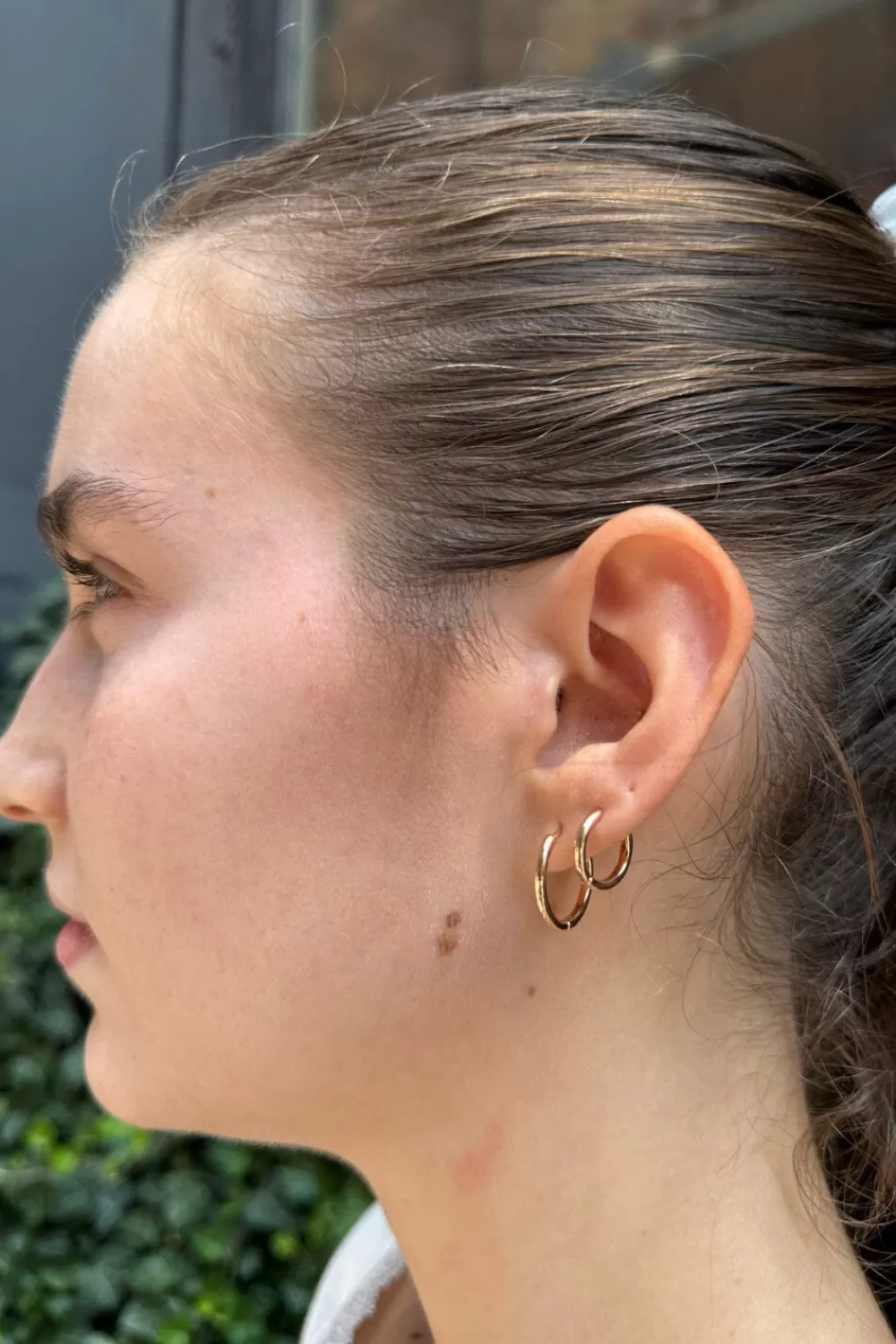 Brandy Melville Gold Hoops Earrings Set