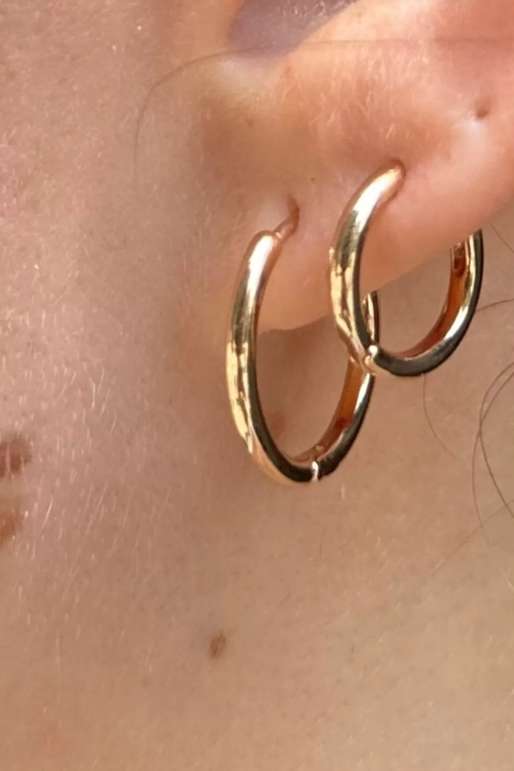 Brandy Melville Gold Hoops Earrings Set