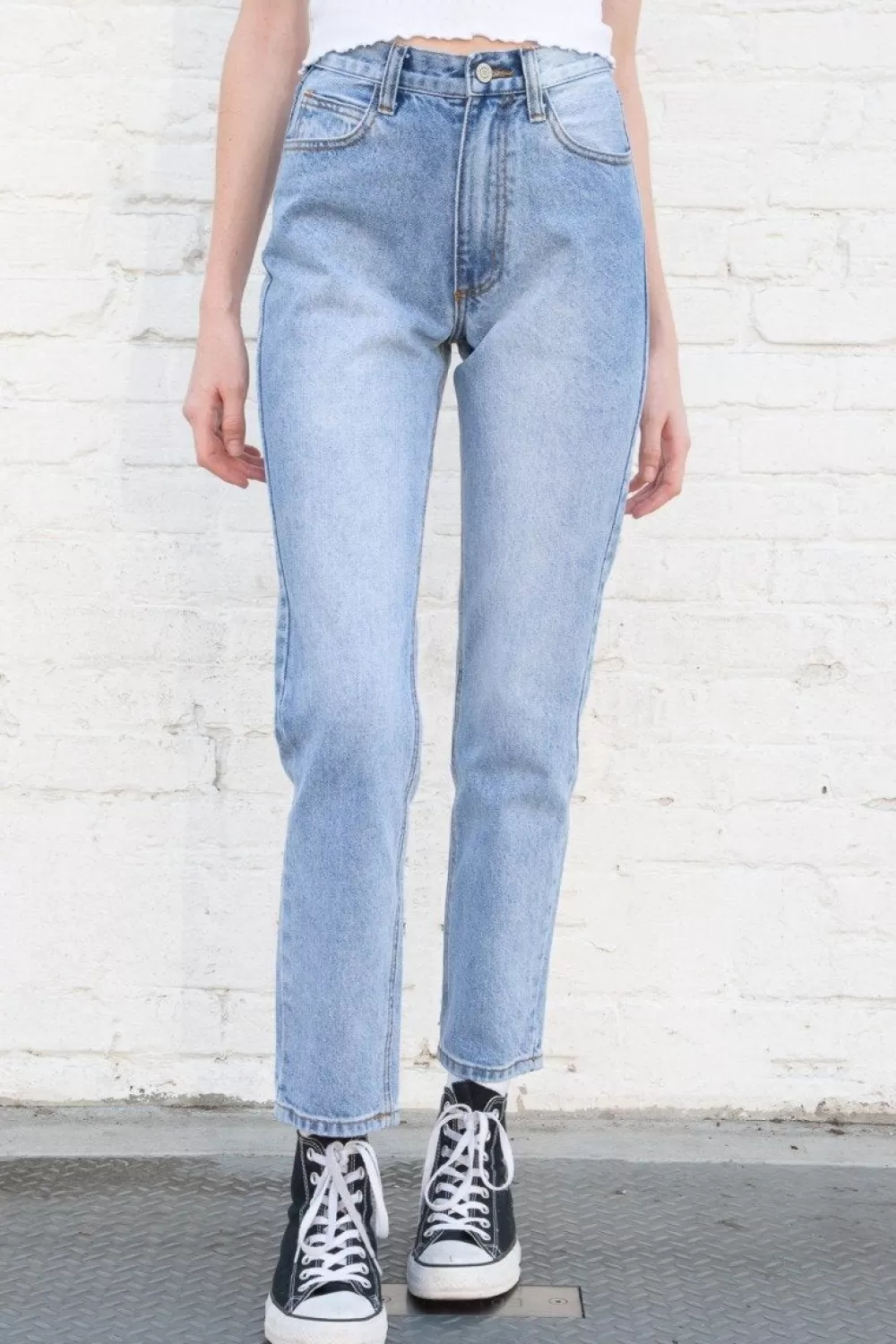 Brandy Melville Jane Light Wash Jeans