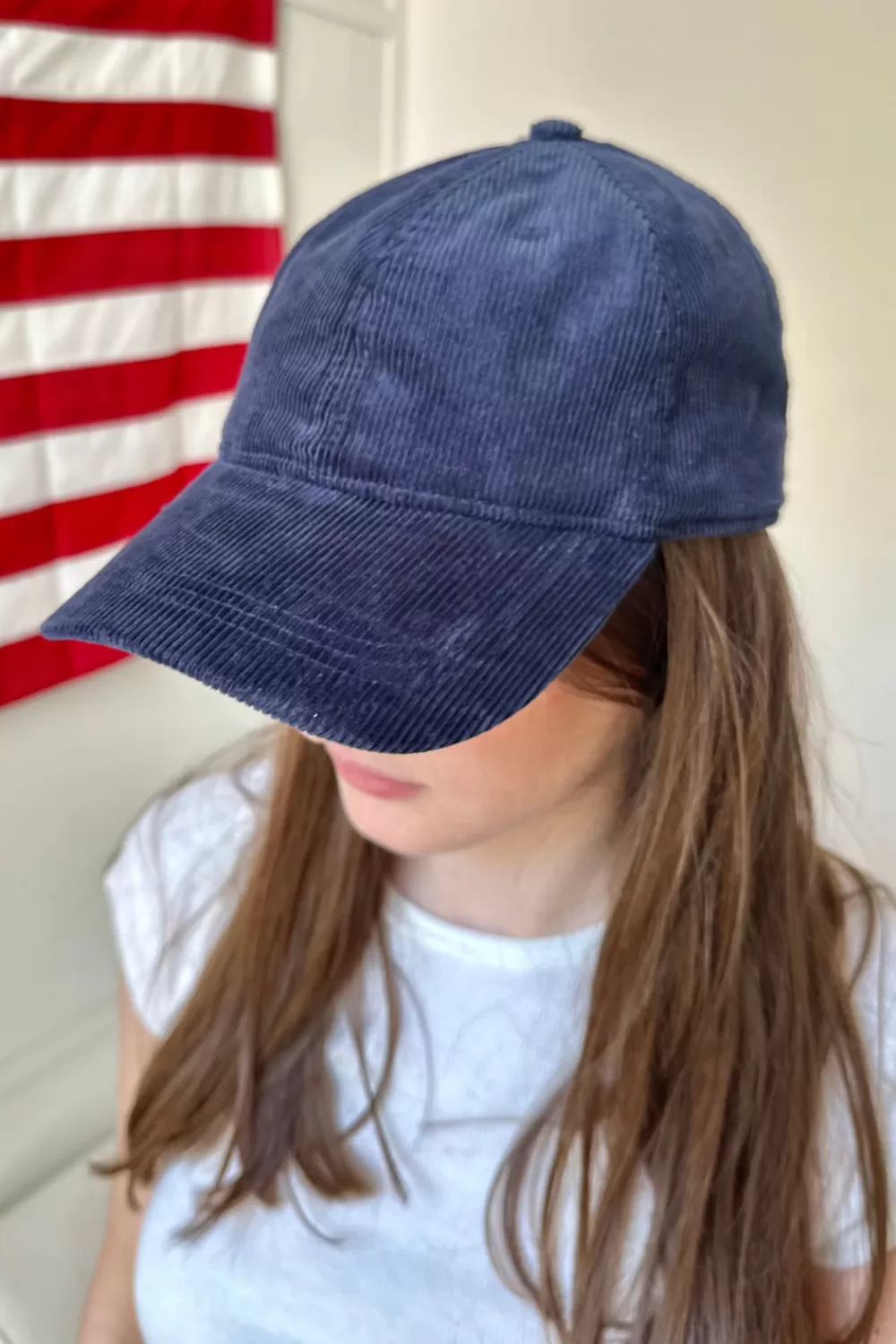 Brandy Melville Katherine Corduroy Cap