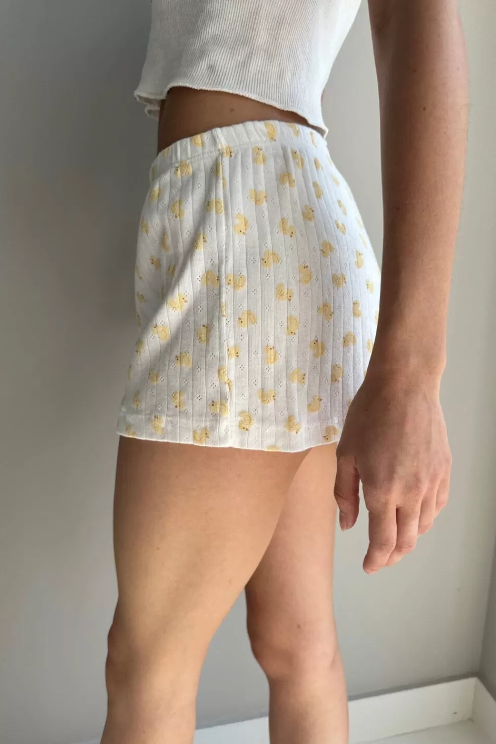 Brandy Melville Keira Duck Eyelet Shorts