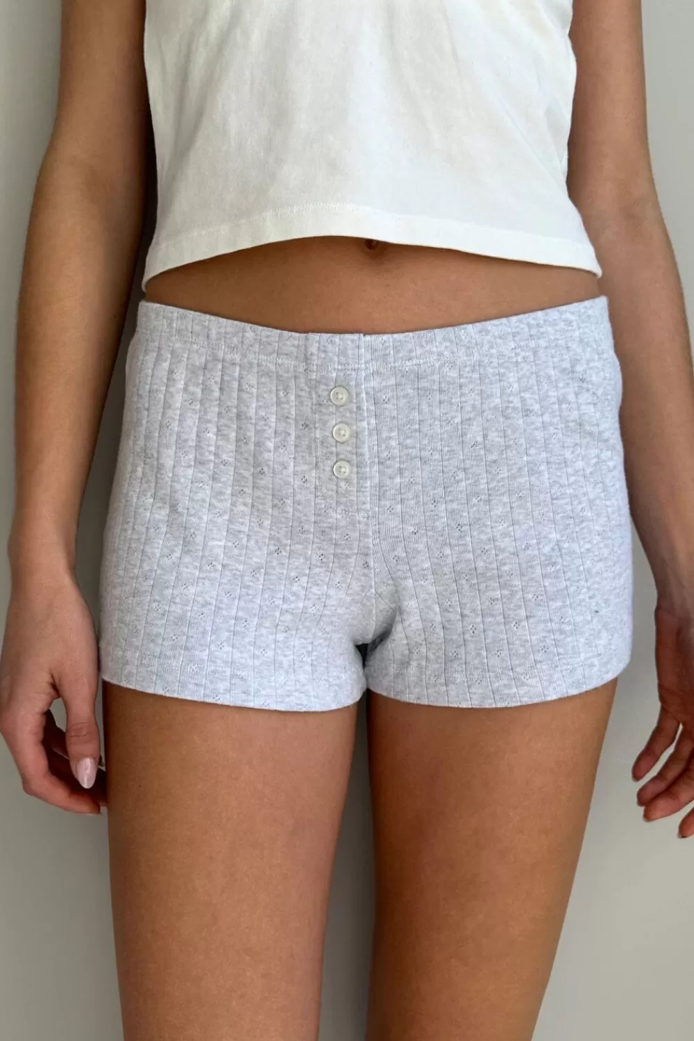 Brandy Melville Keira Eyelet Sweatshorts