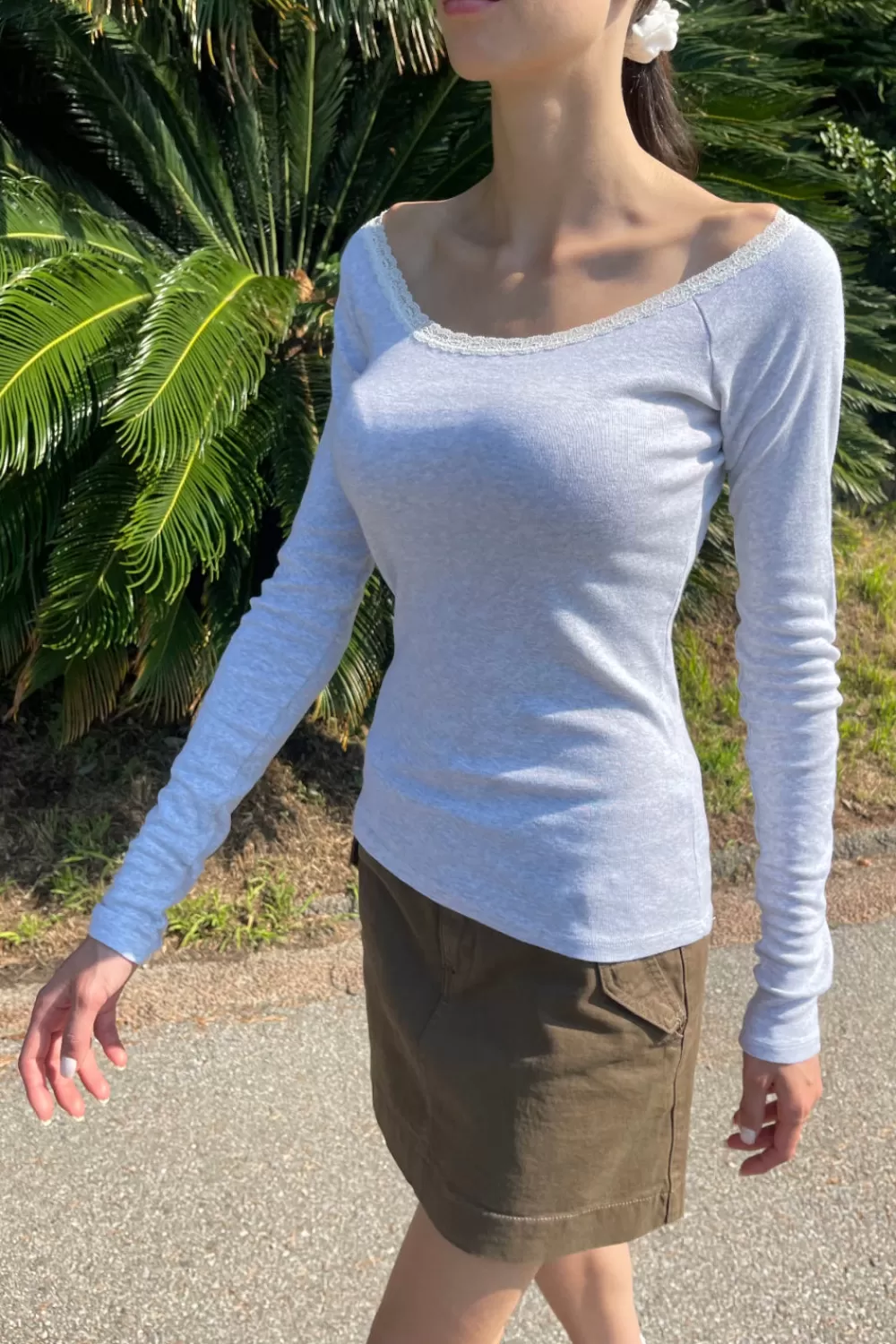 Brandy Melville Larissa Long Sleeve Top