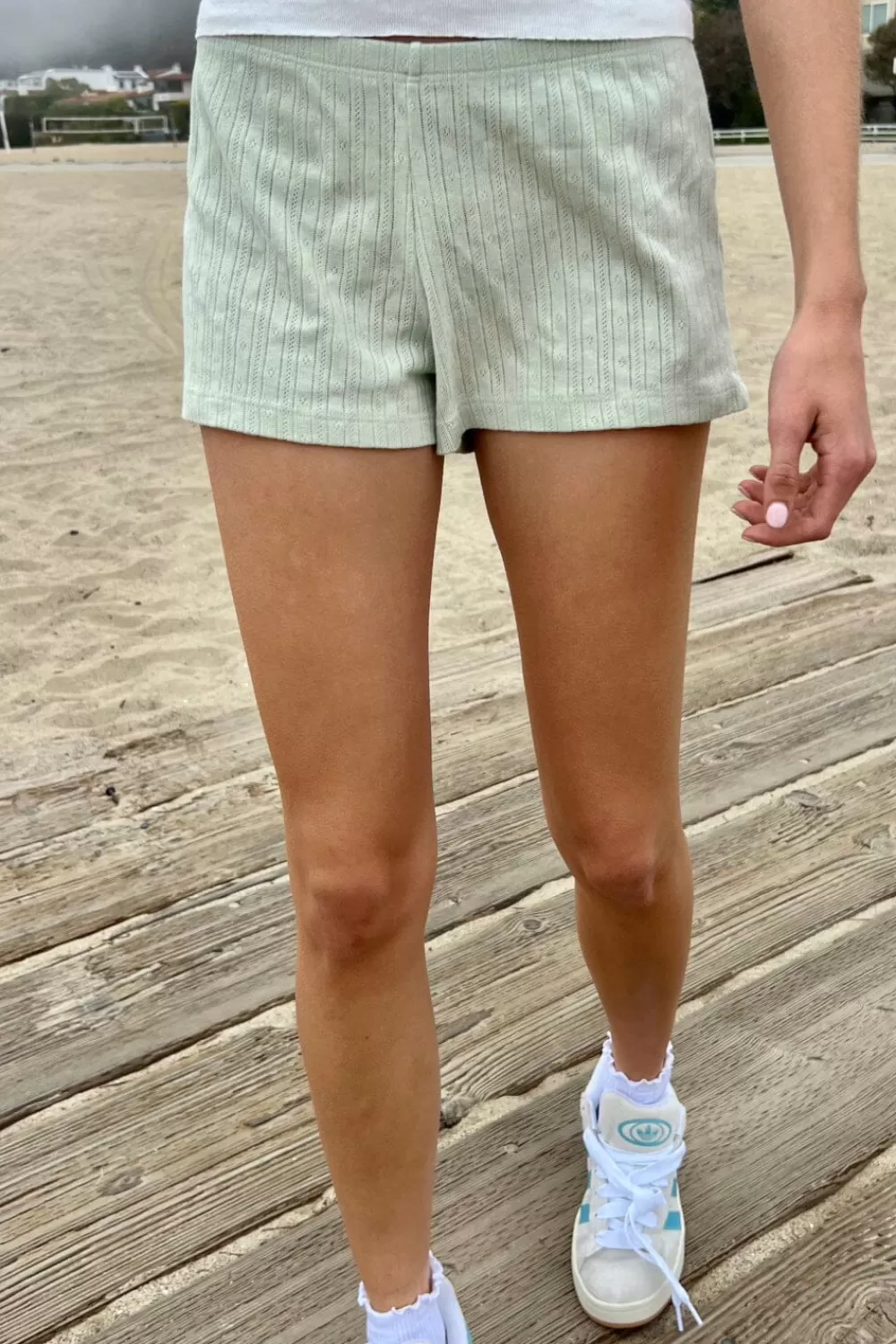 Brandy Melville Mila Eyelet Shorts