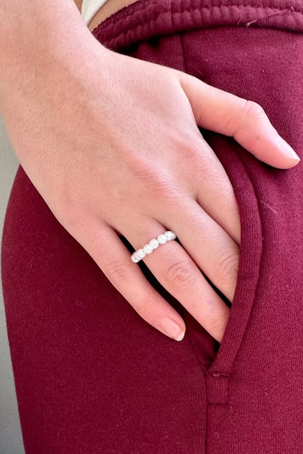 Brandy Melville Pearl Ring