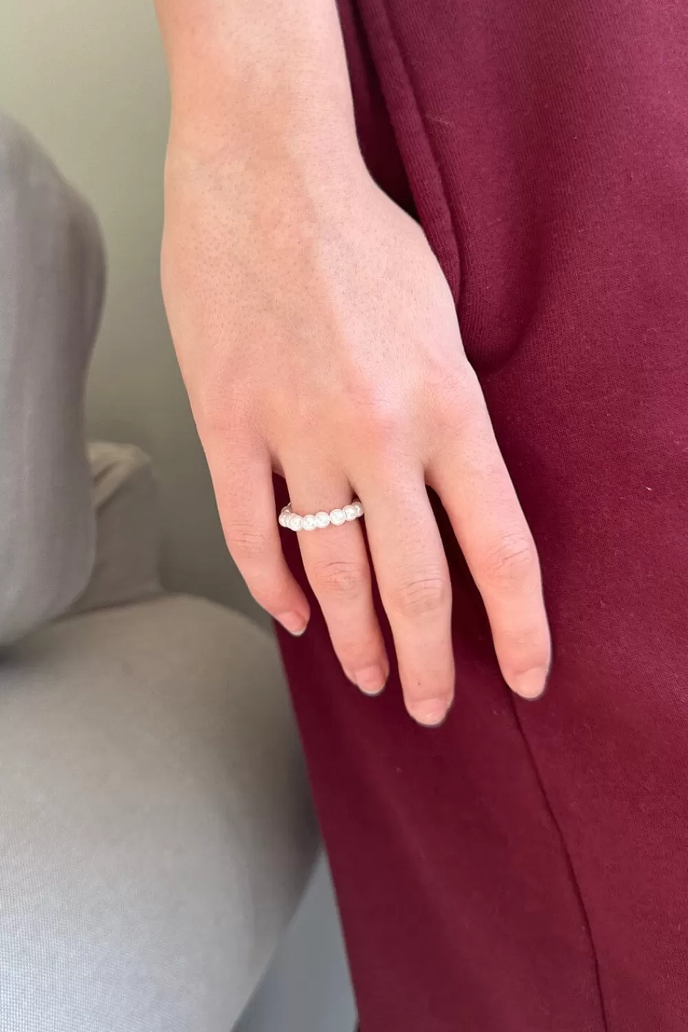 Brandy Melville Pearl Ring