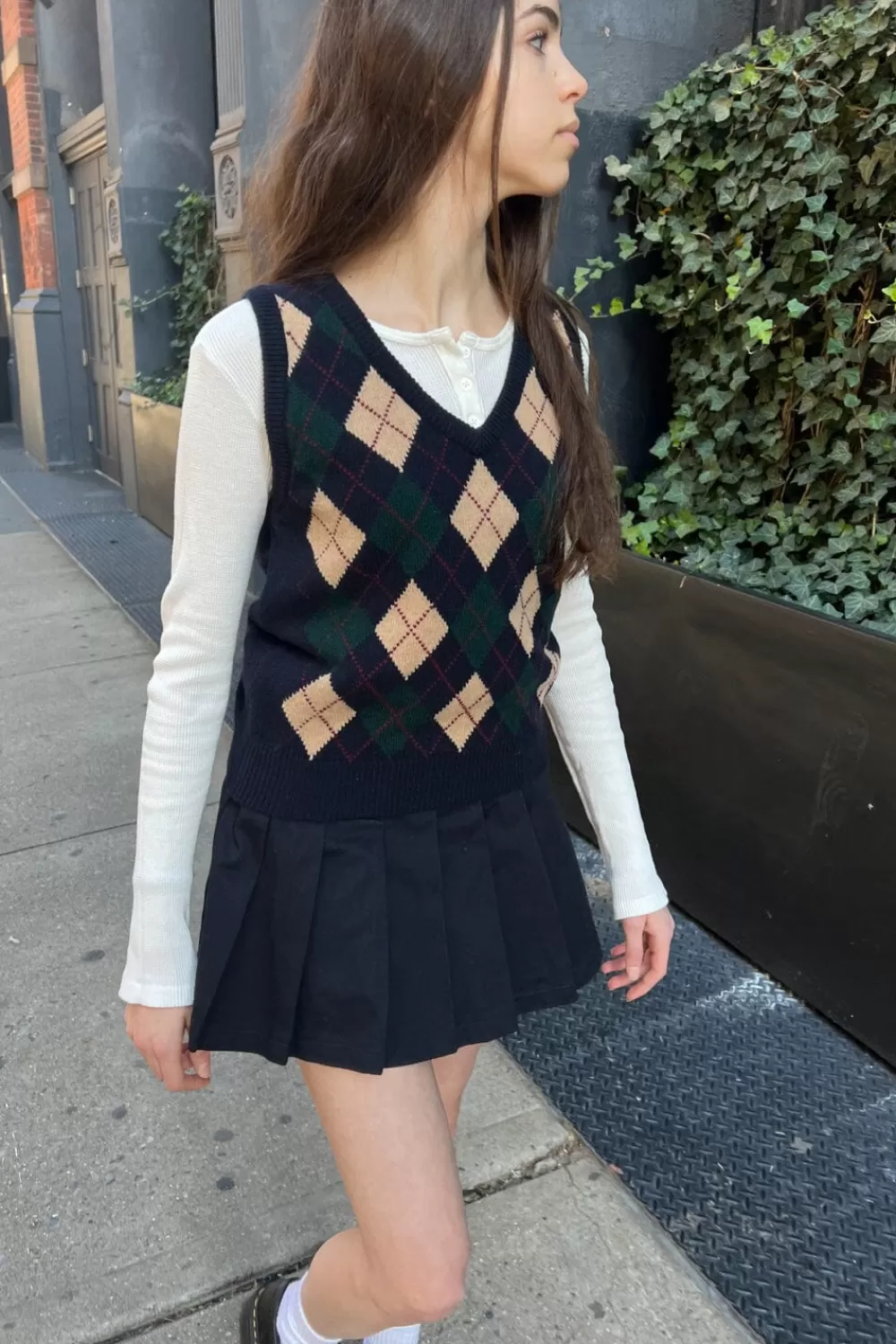 Brandy Melville Peyton Wool Sweater Vest