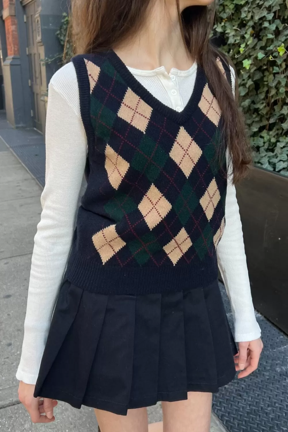 Brandy Melville Peyton Wool Sweater Vest