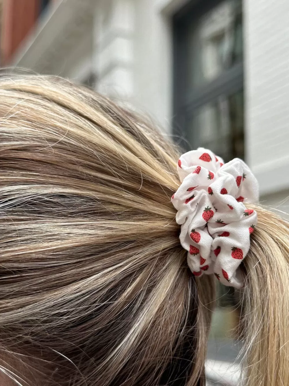 Brandy Melville Strawberry Scrunchie